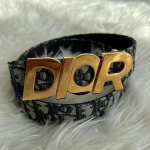 Dior Oblique Womens Belt Size 32